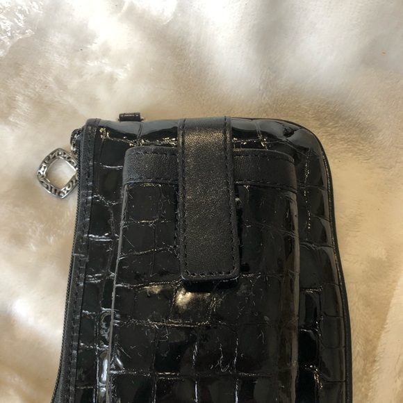 Brighton crossbody leather crocodile mini bag - Picture 7 of 9